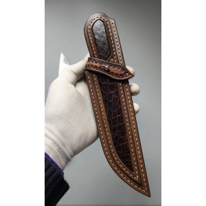 ОГРЯДНИЙ ІІ авторський ніж ручної роботи майстра SD, сталь - М390 в обкладках 95Х18, 61-62 HRC. Photo 2